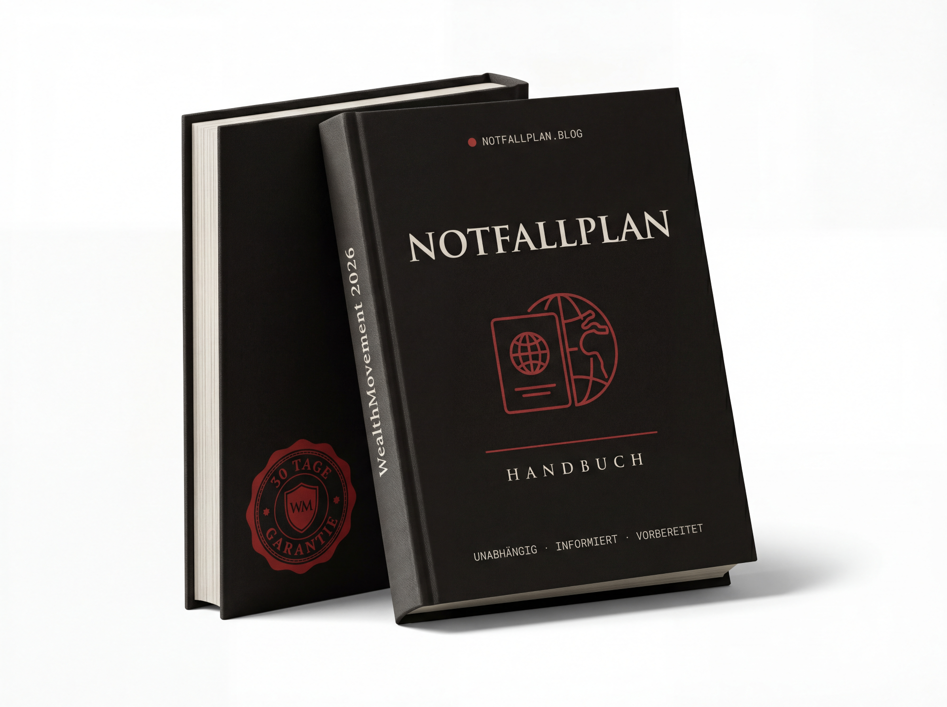 Notfallplan Handbuch — Premium Hardcover